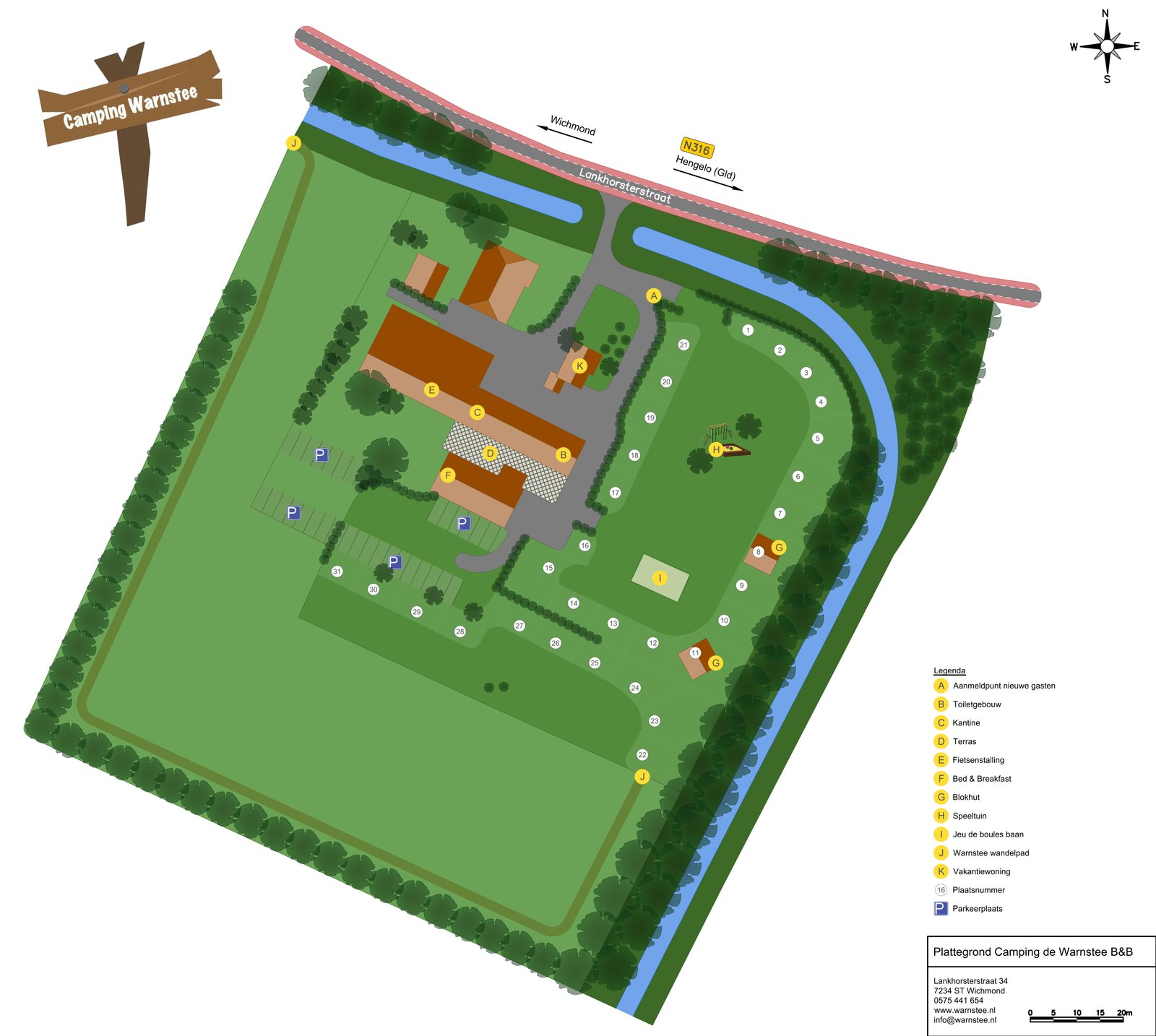 Warnstee plattegrond klein